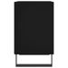 Table de chevet noir 40x30x50 cm bois d’ingénierie - Photo n°5