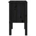 Table de chevet Noir 40x35x61,5 cm Bois de pin massif - Photo n°6