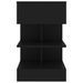 Table de chevet Noir 40x35x65 cm - Photo n°5