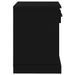 Table de chevet noir 43x36x50 cm - Photo n°8