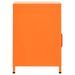 Table de chevet Orange 35x35x51 cm Acier - Photo n°4