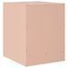 Table de chevet rose 34,5x39x44 cm acier - Photo n°9