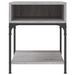 Table de chevet sonoma gris 40x41x50 cm bois d'ingénierie - Photo n°4