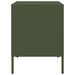 Table de chevet vert olive 36x39x50,5 cm acier - Photo n°7