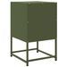 Table de chevet vert olive 36x39x60,5 cm acier - Photo n°8