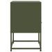 Table de chevet vert olive 36x39x60,5 cm acier - Photo n°7