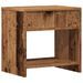 Table de chevet vieux bois 40x30x40 cm bois d'ingénierie - Photo n°7