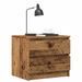 Table de chevet vieux bois 50x40x43.5 cm bois d’ingénierie - Photo n°1