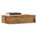 Table de chevet vieux bois 60x35 cm bois d'ingénierie - Photo n°1