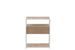 Table de chevet zigzag bois naturel blanc Benji L 50 cm - Photo n°5