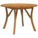 Table de jardin Ø 110 cm Bois d'acacia solide - Photo n°1