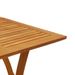 Table de jardin 110x110x75 cm Bois d'acacia solide - Photo n°5