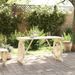 Table de jardin 115x55x65 cm bois de sapin massif - Photo n°3