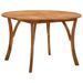 Table de jardin Ø120 cm Bois d'acacia massif - Photo n°1