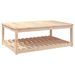 Table de jardin 121x82,5x45 cm bois massif de pin - Photo n°1