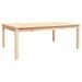 Table de jardin 121x82,5x45 cm bois massif de pin - Photo n°1