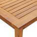 Table de jardin 140x80x74 cm Bois d'acacia massif - Photo n°6