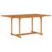 Table de jardin 150x90x75 cm Bois de teck massif 2 - Photo n°1