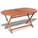 Table de jardin 160 x 85 x 75 cm Bois d'acacia massif - Photo n°1