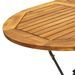 Table de jardin 160x85x74 cm Bois d'acacia massif Ovale - Photo n°5