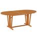 Table de jardin 200x100x75 cm Bois d'eucalyptus solide - Photo n°1