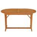 Table de jardin 200x100x75 cm Bois d'eucalyptus solide - Photo n°7