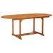 Table de jardin 200x100x75 cm Bois d'eucalyptus solide - Photo n°1