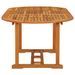 Table de jardin 200x100x75 cm Bois d'eucalyptus solide - Photo n°3