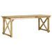 Table de jardin 200x79x75 cm Bois de pin imprégné - Photo n°1