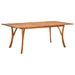 Table de jardin 201,5x100x75 cm Bois d'acacia massif - Photo n°1