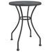 Table de jardin Ø60x72 cm Maille métallique Anthracite - Photo n°1