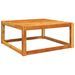 Table de jardin 65x65x29 cm bois massif d'acacia - Photo n°6