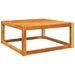 Table de jardin 65x65x29 cm bois massif d'acacia - Photo n°6