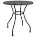 Table de jardin Ø80x72 cm Maille métallique Anthracite - Photo n°1