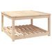 Table de jardin 82,5x82,5x45 cm bois massif de pin - Photo n°1