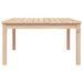 Table de jardin 82,5x82,5x45 cm bois massif de pin - Photo n°5