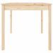 Table de jardin 82,5x82,5x76 cm bois massif de pin - Photo n°6