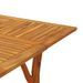 Table de jardin 85x85x75 cm Bois d'acacia solide - Photo n°5