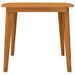 Table de jardin 85x85x75 cm Bois d'acacia solide - Photo n°3