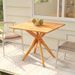 Table de jardin 85x85x75 cm Bois d'acacia solide - Photo n°1