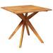 Table de jardin 85x85x75 cm Bois d'acacia solide - Photo n°2