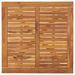 Table de jardin 85x85x75 cm Bois d'acacia solide - Photo n°4