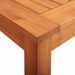 Table de jardin 88x88x74 cm Bois d'acacia massif - Photo n°3