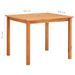 Table de jardin 88x88x74 cm Bois d'acacia massif - Photo n°4