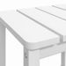 Table de jardin Adirondack Blanc 38x38x46 cm PEHD - Photo n°6