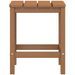 Table de jardin Adirondack Marron 38x38x46 cm PEHD - Photo n°5