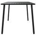 Table de jardin anthracite 165x80x71 cm acier - Photo n°4