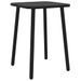 Table de jardin anthracite 50x50x71 cm acier - Photo n°1