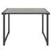 Table de jardin anthracite 55x40x37 cm acier - Photo n°3