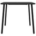 Table de jardin anthracite 80x80x71 cm acier - Photo n°3